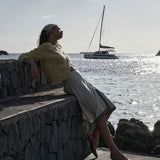 DÔEN - DELIA SKIRT -- RIVIERA FOULARD