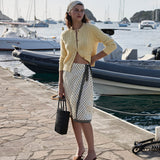 DÔEN - DELIA SKIRT -- RIVIERA FOULARD