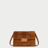 Loeffler Randall - Delphine Cacao Suede Shoulder Bag