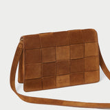 Loeffler Randall - Delphine Cacao Suede Shoulder Bag