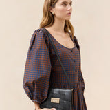Loeffler Randall - Delphine Black Woven Leather Shoulder Bag