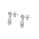 Dorsey - DELPHINE EARRINGS IN LAB WHITE SAPPHIRE