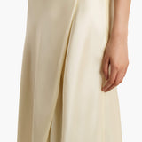Khaite - Demi Skirt in Pale Yellow