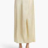 Khaite - Demi Skirt in Pale Yellow