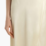 Khaite - Demi Skirt in Pale Yellow