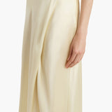 Khaite - Demi Skirt in Pale Yellow