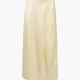 Khaite - Demi Skirt in Pale Yellow