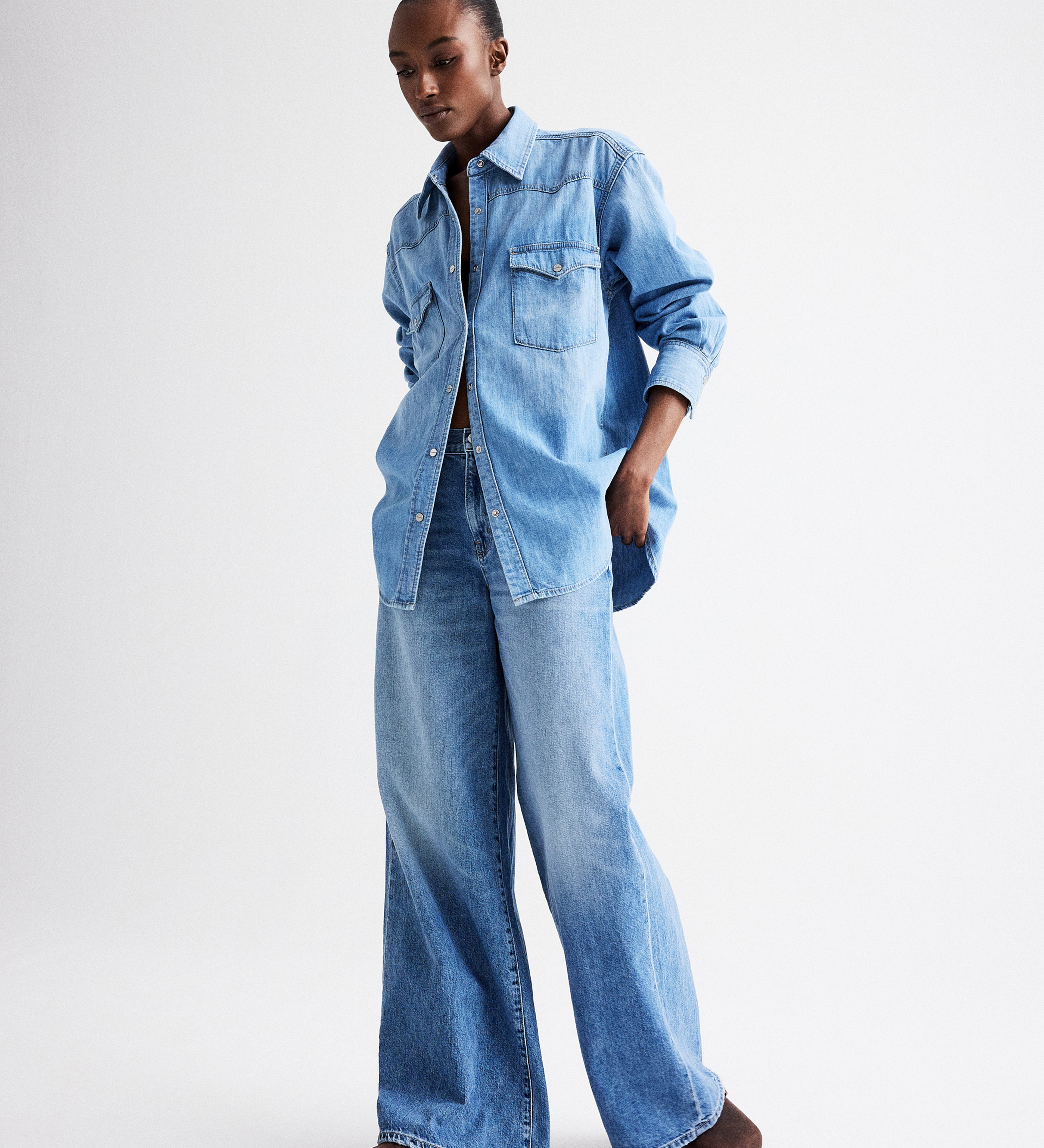 TWP - Tiny Dancer Jean in Vintage Wash Denim