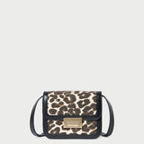 Loeffler Randall - Desi Leopard/Black Canvas Crossbody