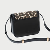 Loeffler Randall - Desi Leopard/Black Canvas Crossbody