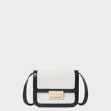Loeffler Randall - Desi Black/Natural Canvas Crossbody