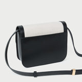Loeffler Randall - Desi Black/Natural Canvas Crossbody