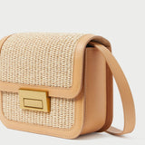 Loeffler Randall - Desi Natural Straw Crossbody Bag