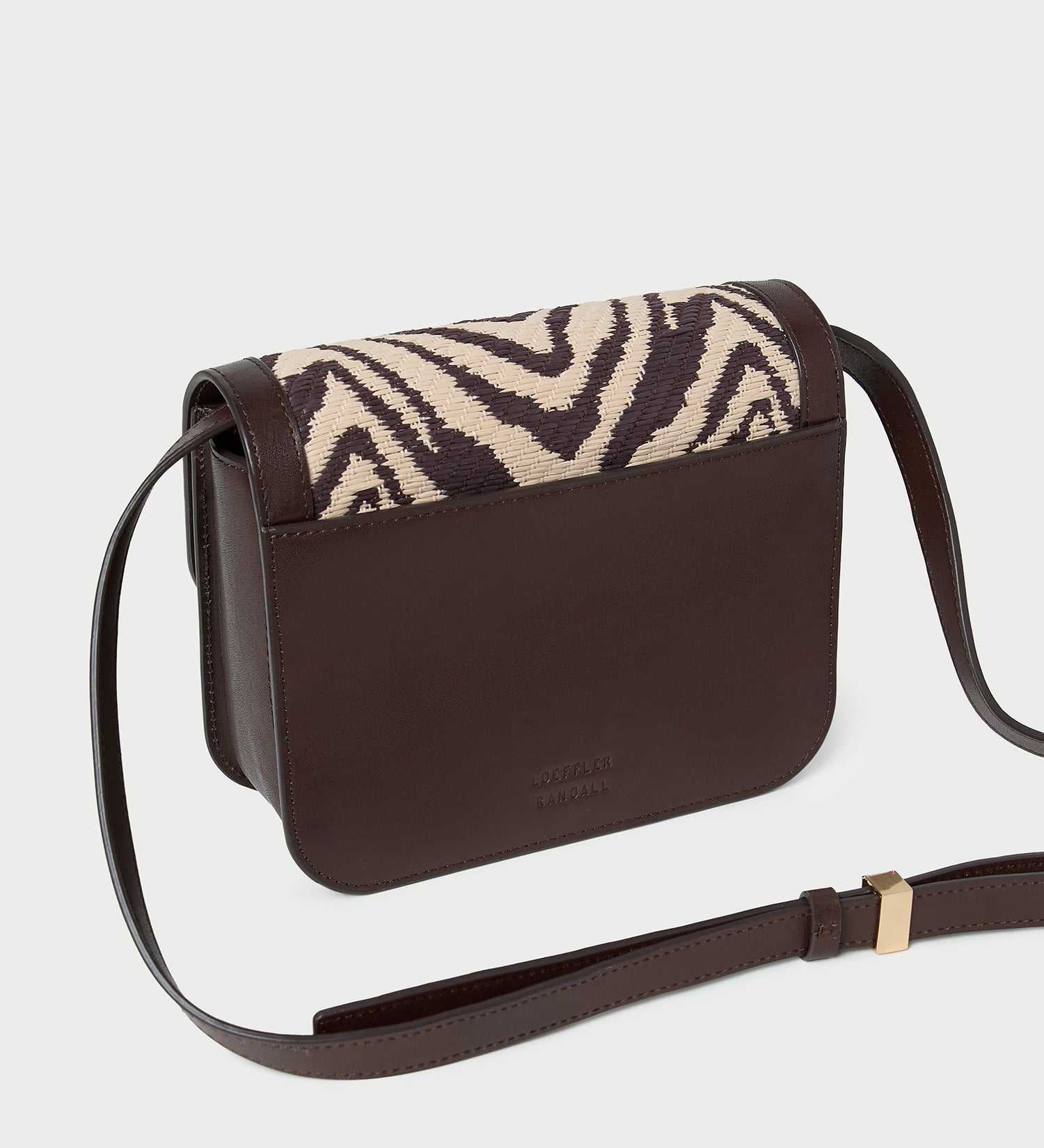 Loeffler Randall - Desi Zebra Straw Crossbody