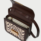 Loeffler Randall - Desi Zebra Straw Crossbody