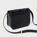 Loeffler Randall - Desi Black Woven Leather Crossbody
