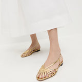 Loeffler Randall - Devon Gold Slingback Sandal