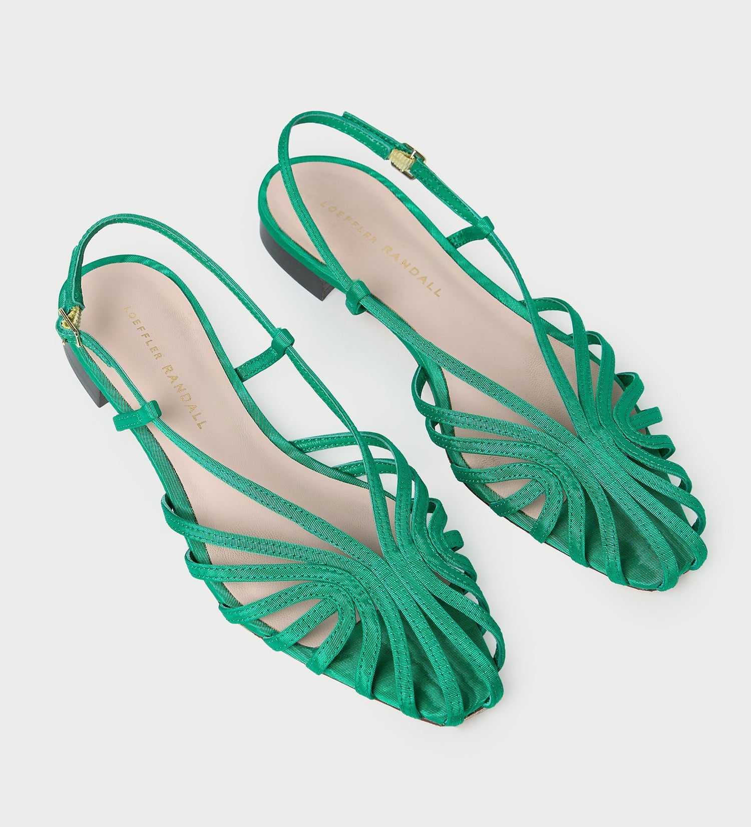 Loeffler Randall - Devon Green Moiré Slingback Sandal
