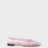 Loeffler Randall - Devon Pink Moiré Slingback Sandal