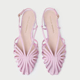 Loeffler Randall - Devon Pink Moiré Slingback Sandal