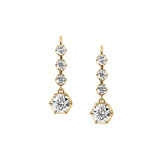 Dorsey - 14K HENRIETTA 4-STONE DROP EARRINGS IN LAB DIAMOND