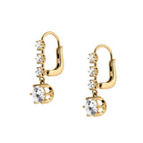 Dorsey - 14K HENRIETTA 4-STONE DROP EARRINGS IN LAB DIAMOND