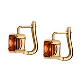 Dorsey - 14K INÈS ASSCHER - CUT EARRINGS IN LAB COGNAC DIAMOND, 14K YELLOW GOLD