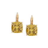 Dorsey - 14K ALIENOR CUSHION - CUT EARRINGS IN CHAMPAGNE LAB DIAMOND, 14K YELLOW GOLD