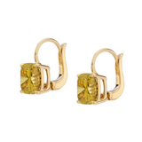 Dorsey - 14K ALIENOR CUSHION - CUT EARRINGS IN CHAMPAGNE LAB DIAMOND, 14K YELLOW GOLD