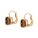 Dorsey - 14K ALIENOR CUSHION - CUT EARRINGS IN COGNAC LAB DIAMOND, 14K YELLOW GOLD