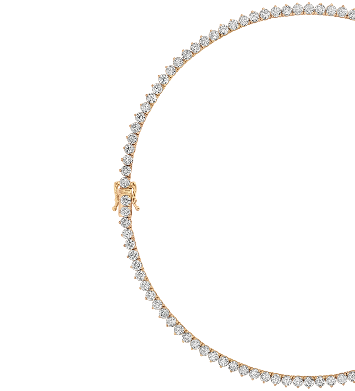 Dorsey - BENNINGTON RIVIÈRE NECKLACE IN 3.5MM LAB DIAMOND, 14K YELLOW GOLD