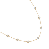 Dorsey - 14K CLEMENCE NECKLACE IN 1.50CTS LAB DIAMOND, 14K YELLOW GOLD