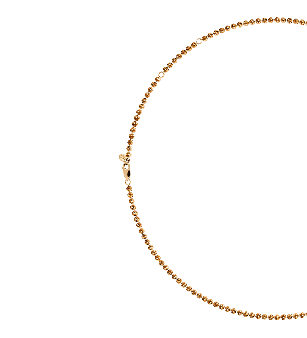 Dorsey - 14K FLOATING ETERNITY NECKLACE IN AMBER LAB DIAMOND, 14K YELLOW GOLD