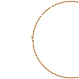 Dorsey - 14K FLOATING ETERNITY NECKLACE IN AMBER LAB DIAMOND, 14K YELLOW GOLD