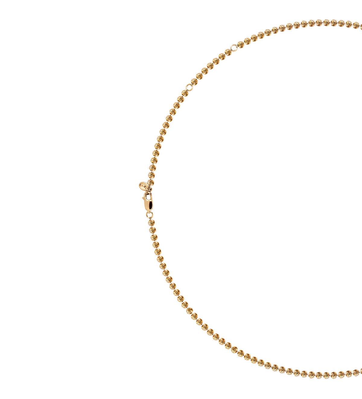 Dorsey - 14K FLOATING ETERNITY NECKLACE IN CHAMPAGNE LAB DIAMOND, 14K YELLOW GOLD