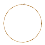 Dorsey - 14K FLOATING ETERNITY NECKLACE IN CHAMPAGNE LAB DIAMOND, 14K YELLOW GOLD