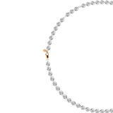 Dorsey - 14K FLOATING ETERNITY NECKLACE IN 65 CARATS LAB DIAMOND, 14K YELLOW GOLD