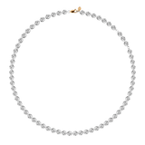 Dorsey - 14K FLOATING ETERNITY NECKLACE IN 65 CARATS LAB DIAMOND, 14K YELLOW GOLD