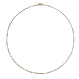Dorsey - 14K MOSS RIVIÈRE NECKLACE IN 1.8MM LAB DIAMOND