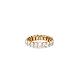 Dorsey - 14K OVAL - CUT ETERNITY BAND IN LAB DIAMOND, 14K YELLOW GOLD