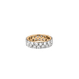 Dorsey - 14K STACKED TRILLION ETERNITY BAND IN LAB DIAMOND, 14K YELLOW GOLD