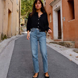 DÔEN - DIANA CROP JEAN -- MARILLET WASH