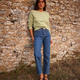 DÔEN - DIANA CROP JEAN -- ROUSSEAU WASH