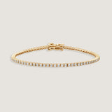 Kinn - Classic Diana Tennis Bracelet 2.90ctw Yellow Gold