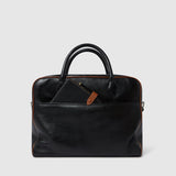 Metier - Limited Edition: A5 Notebook Cover Buffalo Black with Cognac