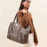 Loeffler Randall - Dina Brown/Black Check Travel Tote