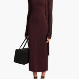 Khaite - Dixi Dress in Almandine