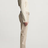 Kallmeyer - Adina Low - Rise in Flocked Denim