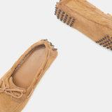 Le Monde Beryl - Driver Moccasin / Chestnut Calf Hair
