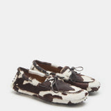 Le Monde Beryl - Driver Moccasin / Cow Calf Hair